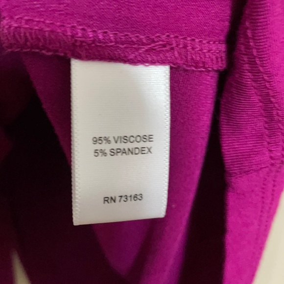 Cable & Gauge Pink Open Shoulder Mid Sleeve Blouse - Picture 3 of 3